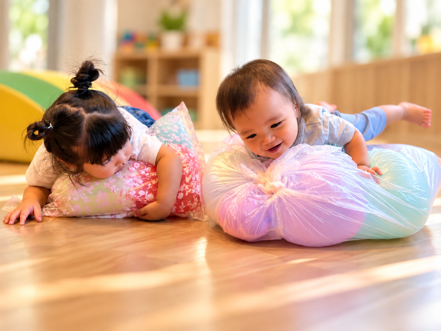 園で過ごす子どもの様子